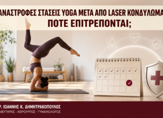 Ανάστροφες Στάσεις Yoga μετά από Laser Κονδυλωμάτων: Πότε Επιτρέπονται; - Δρ. Ιωάννης Κ. Δημητρακόπουλος