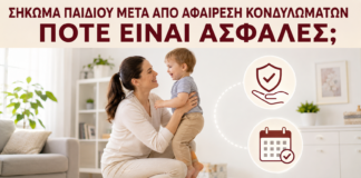 Σήκωμα Παιδιού μετά από Αφαίρεση Κονδυλωμάτων: Πότε Είναι Ασφαλές; - Δρ. Ιωάννης Κ. Δημητρακόπουλος