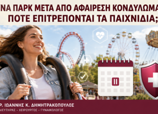 Λούνα Παρκ μετά από Αφαίρεση Κονδυλωμάτων: Πότε Επιτρέπονται τα Παιχνίδια; Λούνα Παρκ μετά από Αφαίρεση Κονδυλωμάτων: Πότε Επιτρέπονται τα Παιχνίδια; - Δρ. Ιωάννης Κ. Δημητρακόπουλος
