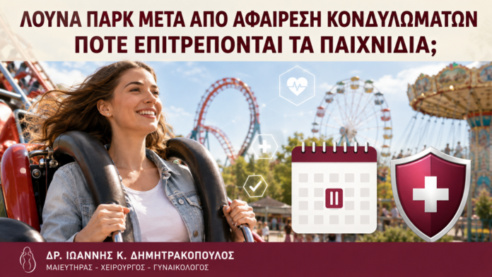 Λούνα Παρκ μετά από Αφαίρεση Κονδυλωμάτων: Πότε Επιτρέπονται τα Παιχνίδια; - Δρ. Ιωάννης Κ. Δημητρακόπουλος