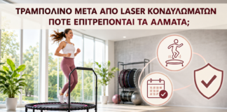 Τραμπολίνο μετά από Laser Κονδυλωμάτων: Πότε Επιτρέπονται τα Άλματα; - Δρ. Ιωάννης Κ. Δημητρακόπουλος