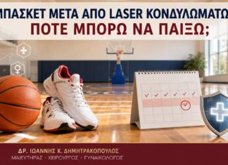 Μπάσκετ μετά από Laser Κονδυλωμάτων: Πότε Μπορώ να Παίξω; Μπάσκετ μετά από Laser Κονδυλωμάτων: Πότε Μπορώ να Παίξω; - Δρ. Ιωάννης Κ. Δημητρακόπουλος