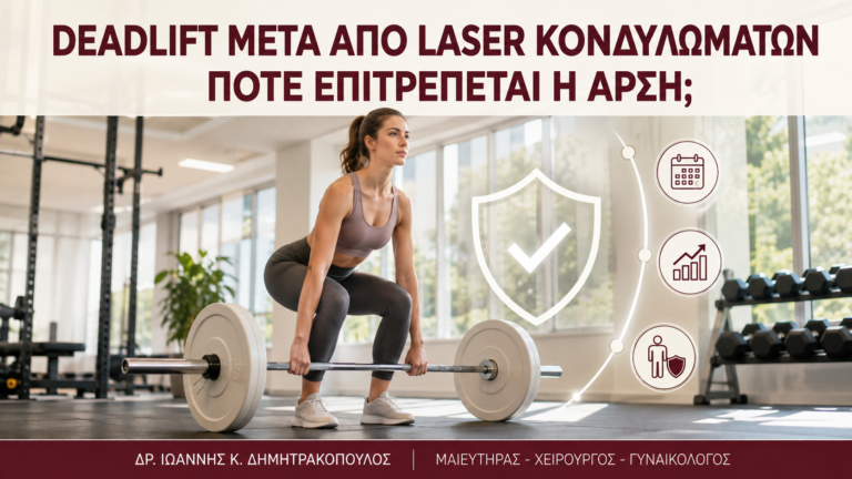 Deadlift μετά από Laser Κονδυλωμάτων: Πότε Επιτρέπεται η Άρση; - Δρ. Ιωάννης Κ. Δημητρακόπουλος