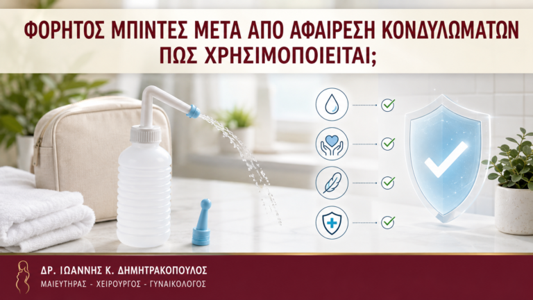 Φορητός Μπιντές μετά από Αφαίρεση Κονδυλωμάτων: Πώς Χρησιμοποιείται; - Δρ. Ιωάννης Κ. Δημητρακόπουλος