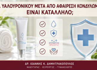 Τζελ Υαλουρονικού μετά από Αφαίρεση Κονδυλωμάτων: Είναι Κατάλληλο; Τζελ Υαλουρονικού μετά από Αφαίρεση Κονδυλωμάτων: Είναι Κατάλληλο; - Δρ. Ιωάννης Κ. Δημητρακόπουλος