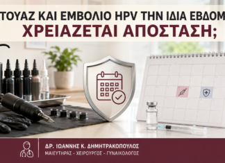 Τατουάζ και Εμβόλιο HPV την Ίδια Εβδομάδα: Χρειάζεται Απόσταση; - Δρ. Ιωάννης Κ. Δημητρακόπουλος