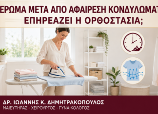 Σιδέρωμα μετά από Αφαίρεση Κονδυλωμάτων: Επηρεάζει η Ορθοστασία; - Δρ. Ιωάννης Κ. Δημητρακόπουλος
