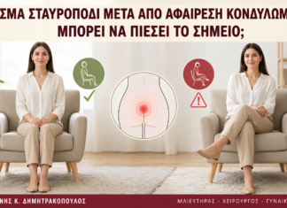Κάθισμα Σταυροπόδι μετά από Αφαίρεση Κονδυλωμάτων: Μπορεί να Πιέσει το Σημείο; Κάθισμα Σταυροπόδι μετά από Αφαίρεση Κονδυλωμάτων: Μπορεί να Πιέσει το Σημείο; - Δρ. Ιωάννης Κ. Δημητρακόπουλος