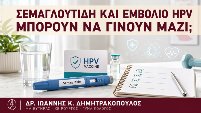 Σεμαγλουτίδη και Εμβόλιο HPV: Μπορούν να Γίνουν Μαζί; - Δρ. Ιωάννης Κ. Δημητρακόπουλος