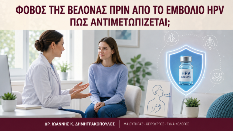Φόβος της Βελόνας πριν από το Εμβόλιο HPV: Πώς Αντιμετωπίζεται; - Δρ. Ιωάννης Κ. Δημητρακόπουλος