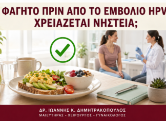 Φαγητό πριν από το Εμβόλιο HPV: Χρειάζεται Νηστεία; - Δρ. Ιωάννης Κ. Δημητρακόπουλος