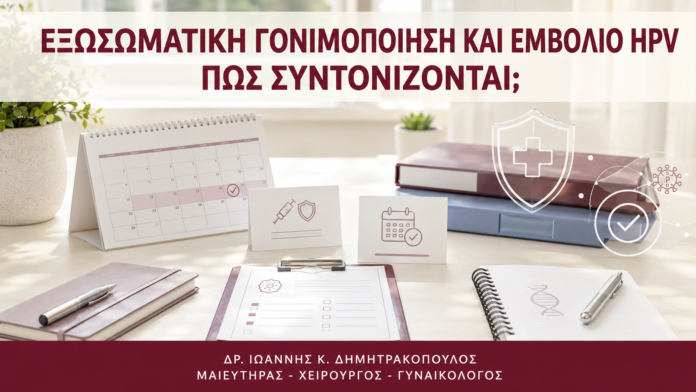 Εξωσωματική Γονιμοποίηση και Εμβόλιο HPV: Πώς Συντονίζονται; Εξωσωματική Γονιμοποίηση και Εμβόλιο HPV: Πώς Συντονίζονται; - Δρ. Ιωάννης Κ. Δημητρακόπουλος