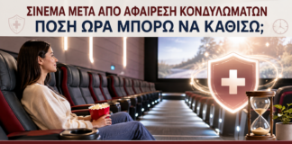 Σινεμά μετά από Αφαίρεση Κονδυλωμάτων: Πόση Ώρα Μπορώ να Καθίσω; - Δρ. Ιωάννης Κ. Δημητρακόπουλος