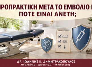 Χειροπρακτική μετά το Εμβόλιο HPV: Πότε Είναι Άνετη; - Δρ. Ιωάννης Κ. Δημητρακόπουλος