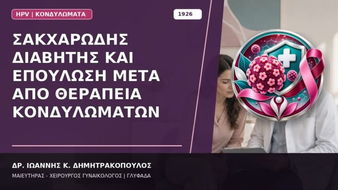 Σακχαρώδης Διαβήτης και Επούλωση μετά από Θεραπεία Κονδυλωμάτων