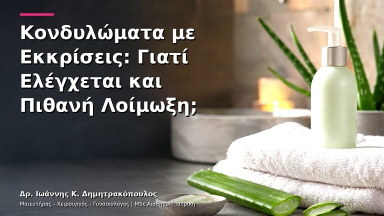 Κονδυλώματα με Εκκρίσεις: Γιατί Ελέγχεται και Πιθανή Λοίμωξη;