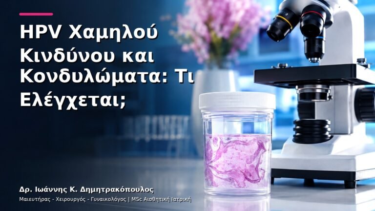 HPV Χαμηλού Κινδύνου και Κονδυλώματα: Τι Ελέγχεται;