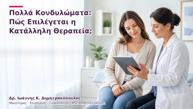 Πολλά Κονδυλώματα: Πώς Επιλέγεται η Κατάλληλη Θεραπεία;