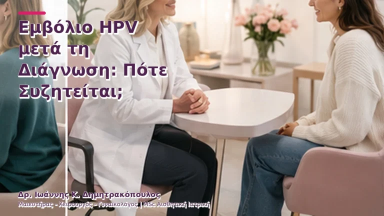Εμβόλιο HPV μετά τη Διάγνωση: Πότε Συζητείται;