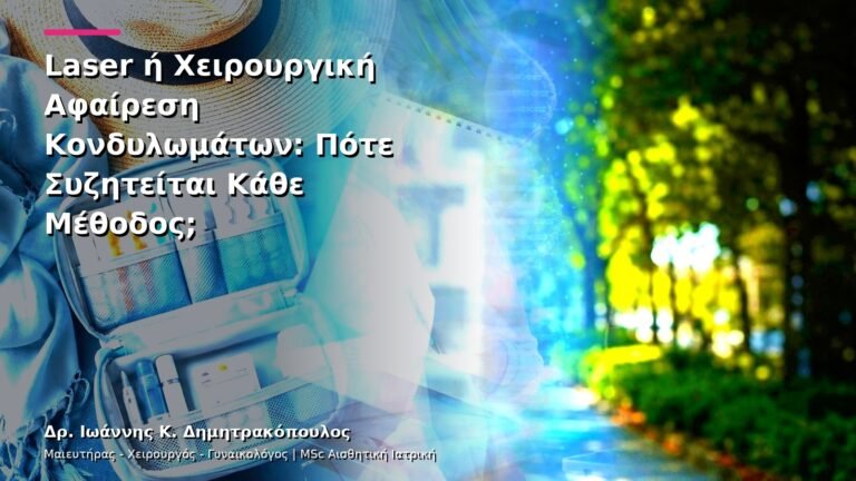 Laser ή Χειρουργική Αφαίρεση Κονδυλωμάτων: Πότε Συζητείται Κάθε Μέθοδος;