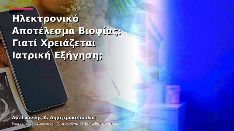 Ηλεκτρονικό Αποτέλεσμα Βιοψίας: Γιατί Χρειάζεται Ιατρική Εξήγηση;