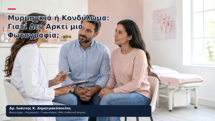 Μυρμηγκιά ή Κονδύλωμα: Γιατί Δεν Αρκεί μια Φωτογραφία; - Δρ. Ιωάννης Κ. Δημητρακόπουλος