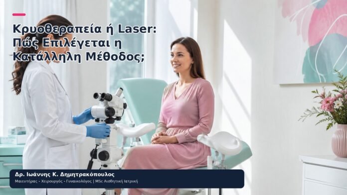Κρυοθεραπεία ή Laser: Πώς Επιλέγεται η Κατάλληλη Μέθοδος; Κρυοθεραπεία ή Laser: Πώς Επιλέγεται η Κατάλληλη Μέθοδος; - Δρ. Ιωάννης Κ. Δημητρακόπουλος
