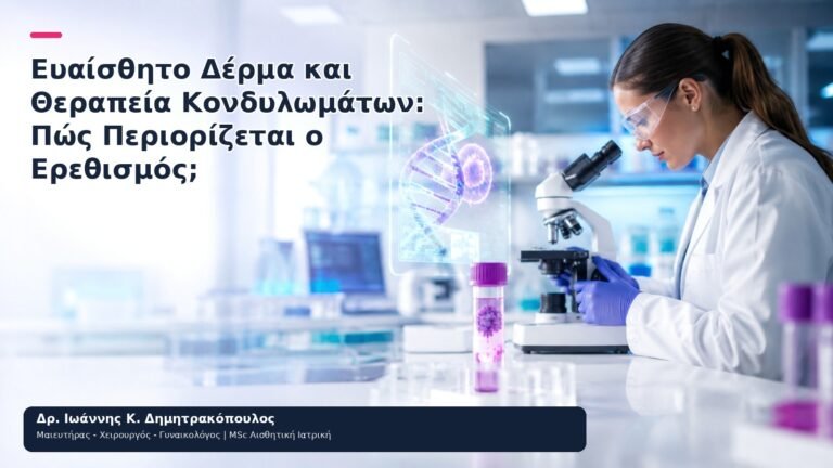 Ευαίσθητο Δέρμα και Θεραπεία Κονδυλωμάτων: Πώς Περιορίζεται ο Ερεθισμός; - Δρ. Ιωάννης Κ. Δημητρακόπουλος