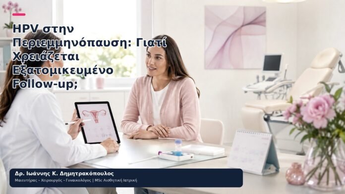 HPV στην Περιεμμηνόπαυση: Γιατί Χρειάζεται Εξατομικευμένο Follow-up; - Δρ. Ιωάννης Κ. Δημητρακόπουλος