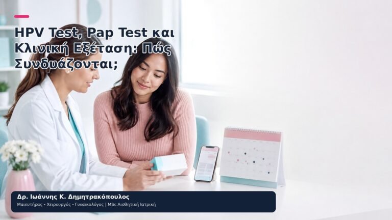 HPV Test, Pap Test και Κλινική Εξέταση: Πώς Συνδυάζονται; - Δρ. Ιωάννης Κ. Δημητρακόπουλος