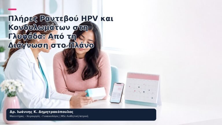 Πλήρες Ραντεβού HPV και Κονδυλωμάτων στη Γλυφάδα: Από τη Διάγνωση στο Πλάνο - Δρ. Ιωάννης Κ. Δημητρακόπουλος