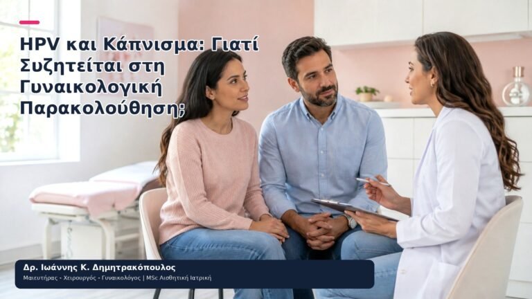 HPV και Κάπνισμα: Γιατί Συζητείται στη Γυναικολογική Παρακολούθηση; - Δρ. Ιωάννης Κ. Δημητρακόπουλος