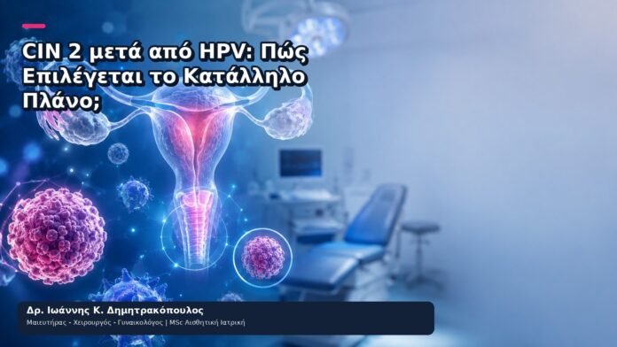 CIN 2 μετά από HPV: Πώς Επιλέγεται το Κατάλληλο Πλάνο; CIN 2 μετά από HPV: Πώς Επιλέγεται το Κατάλληλο Πλάνο; - Δρ. Ιωάννης Κ. Δημητρακόπουλος