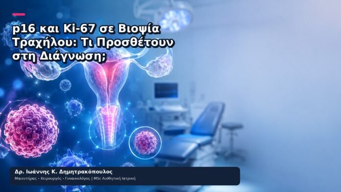 p16 και Ki-67 σε Βιοψία Τραχήλου: Τι Προσθέτουν στη Διάγνωση; p16 και Ki-67 σε Βιοψία Τραχήλου: Τι Προσθέτουν στη Διάγνωση; - Δρ. Ιωάννης Κ. Δημητρακόπουλος