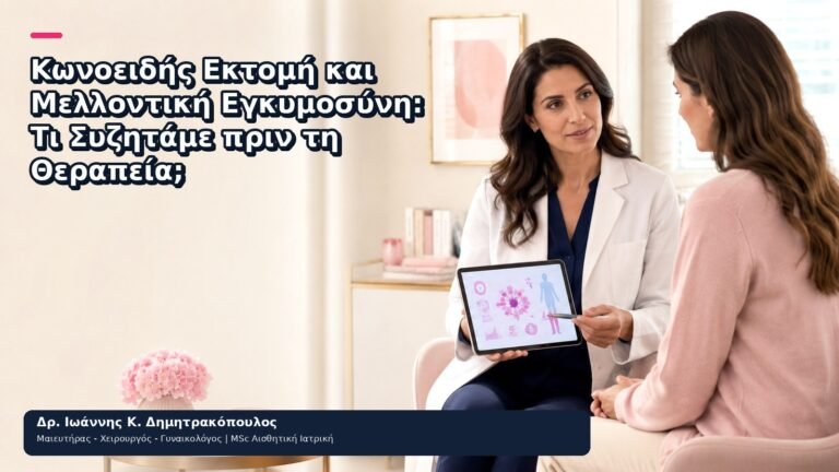 Κωνοειδής Εκτομή και Μελλοντική Εγκυμοσύνη: Τι Συζητάμε πριν τη Θεραπεία; - Δρ. Ιωάννης Κ. Δημητρακόπουλος