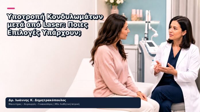 Υποτροπή Κονδυλωμάτων μετά από Laser: Ποιες Επιλογές Υπάρχουν; Υποτροπή Κονδυλωμάτων μετά από Laser: Ποιες Επιλογές Υπάρχουν; - Δρ. Ιωάννης Κ. Δημητρακόπουλος