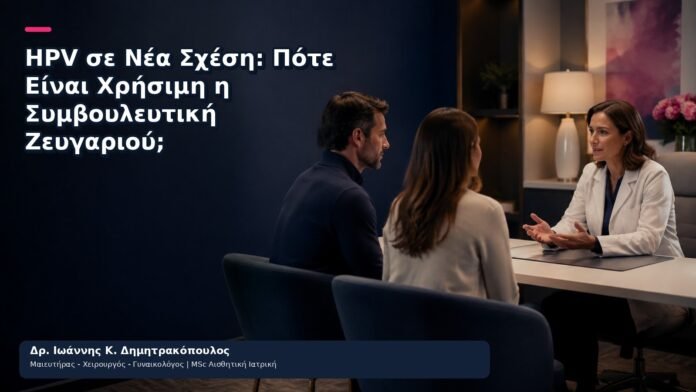 HPV σε Νέα Σχέση: Πότε Είναι Χρήσιμη η Συμβουλευτική Ζευγαριού; - Δρ. Ιωάννης Κ. Δημητρακόπουλος