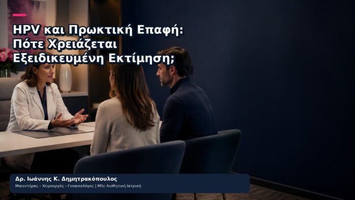 HPV και Πρωκτική Επαφή: Πότε Χρειάζεται Εξειδικευμένη Εκτίμηση; HPV και Πρωκτική Επαφή: Πότε Χρειάζεται Εξειδικευμένη Εκτίμηση; - Δρ. Ιωάννης Κ. Δημητρακόπουλος