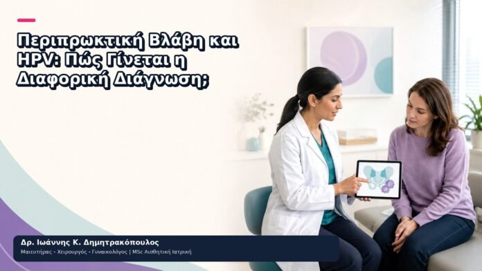 Περιπρωκτική Βλάβη και HPV: Πώς Γίνεται η Διαφορική Διάγνωση; Περιπρωκτική Βλάβη και HPV: Πώς Γίνεται η Διαφορική Διάγνωση; - Δρ. Ιωάννης Κ. Δημητρακόπουλος