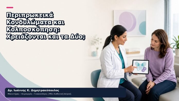 Περιπρωκτικά Κονδυλώματα και Κολποσκόπηση: Χρειάζονται και τα Δύο; Περιπρωκτικά Κονδυλώματα και Κολποσκόπηση: Χρειάζονται και τα Δύο; - Δρ. Ιωάννης Κ. Δημητρακόπουλος