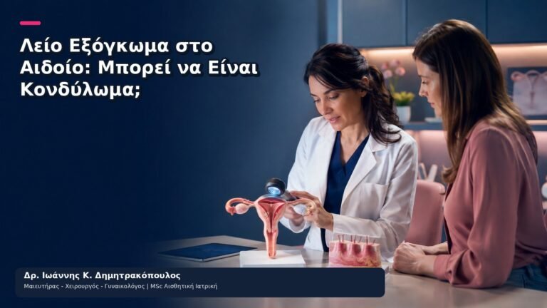 Λείο Εξόγκωμα στο Αιδοίο: Μπορεί να Είναι Κονδύλωμα; - Δρ. Ιωάννης Κ. Δημητρακόπουλος