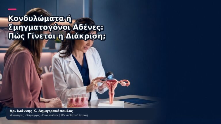 Κονδυλώματα ή Σμηγματογόνοι Αδένες: Πώς Γίνεται η Διάκριση; - Δρ. Ιωάννης Κ. Δημητρακόπουλος