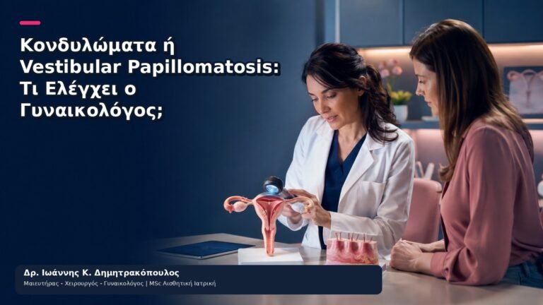 Κονδυλώματα ή Vestibular Papillomatosis: Τι Ελέγχει ο Γυναικολόγος; - Δρ. Ιωάννης Κ. Δημητρακόπουλος