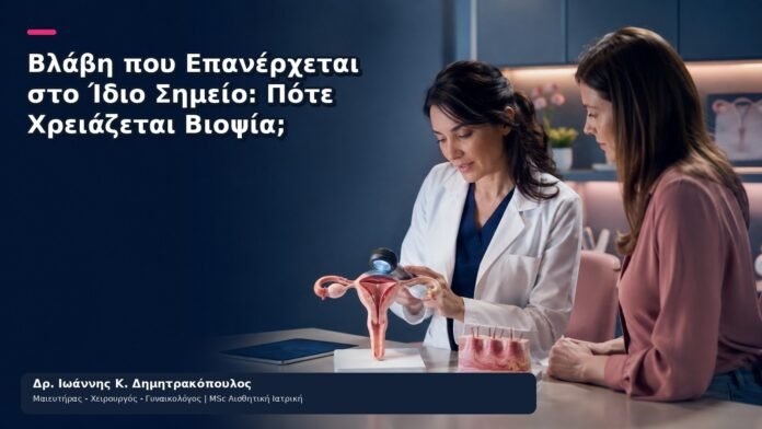 Βλάβη που Επανέρχεται στο Ίδιο Σημείο: Πότε Χρειάζεται Βιοψία; Βλάβη που Επανέρχεται στο Ίδιο Σημείο: Πότε Χρειάζεται Βιοψία; - Δρ. Ιωάννης Κ. Δημητρακόπουλος