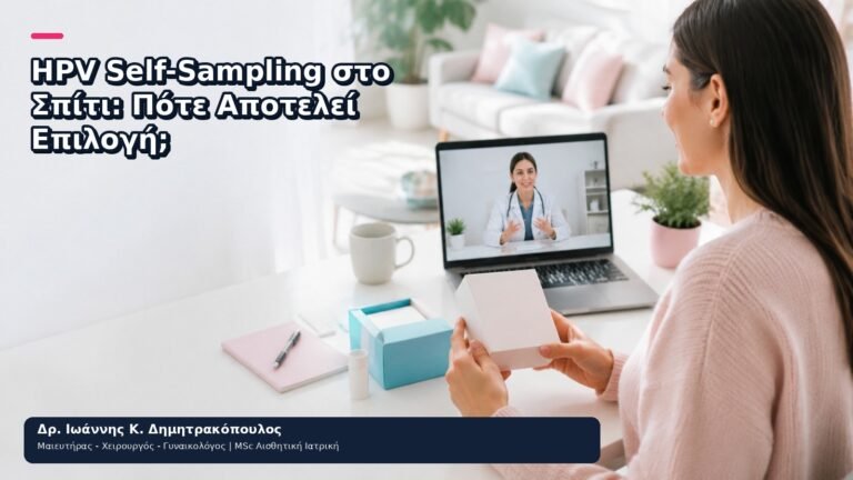 HPV Self-Sampling στο Σπίτι: Πότε Αποτελεί Επιλογή; - Δρ. Ιωάννης Κ. Δημητρακόπουλος