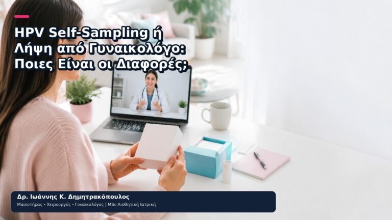 HPV Self-Sampling ή Λήψη από Γυναικολόγο: Ποιες Είναι οι Διαφορές; - Δρ. Ιωάννης Κ. Δημητρακόπουλος