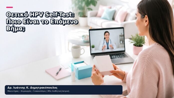 Θετικό HPV Self-Test: Ποιο Είναι το Επόμενο Βήμα; Θετικό HPV Self-Test: Ποιο Είναι το Επόμενο Βήμα; - Δρ. Ιωάννης Κ. Δημητρακόπουλος