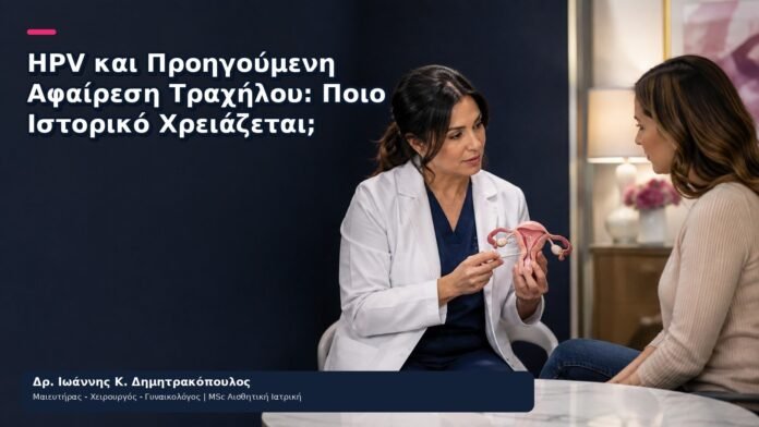 HPV και Προηγούμενη Αφαίρεση Τραχήλου: Ποιο Ιστορικό Χρειάζεται; - Δρ. Ιωάννης Κ. Δημητρακόπουλος