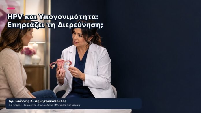 HPV και Υπογονιμότητα: Επηρεάζει τη Διερεύνηση; HPV και Υπογονιμότητα: Επηρεάζει τη Διερεύνηση; - Δρ. Ιωάννης Κ. Δημητρακόπουλος