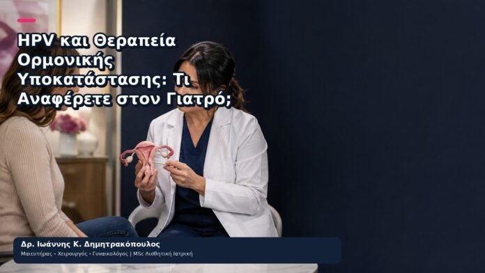 HPV και Θεραπεία Ορμονικής Υποκατάστασης: Τι Αναφέρετε στον Γιατρό; HPV και Θεραπεία Ορμονικής Υποκατάστασης: Τι Αναφέρετε στον Γιατρό; - Δρ. Ιωάννης Κ. Δημητρακόπουλος